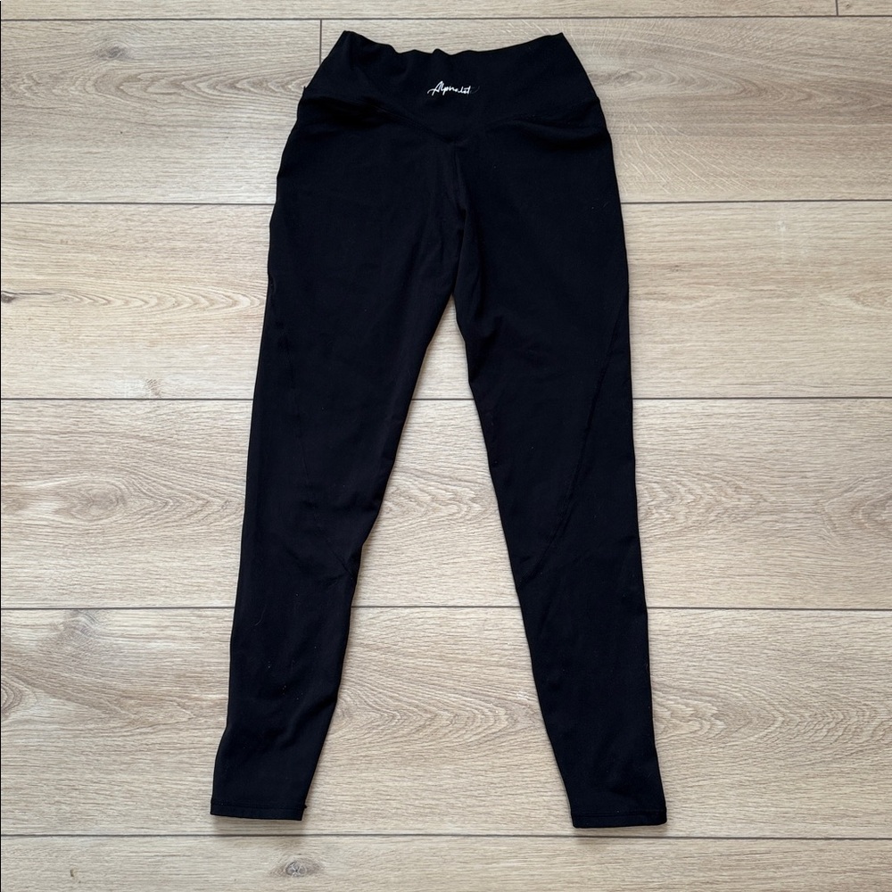 Alphalete Leggings Crossover Waist Size Medium